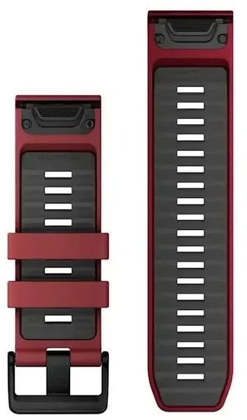 Ремешок Garmin QuickFit 26mm Watch Bands Marsala/Graphite Silicone 1364884 фото