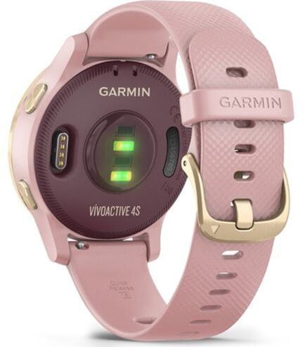Смарт-часы Garmin Vivoactive 4S Light Gold Stainless Steel Bezel with Dust Rose Case and Silicone Band 857089 фото