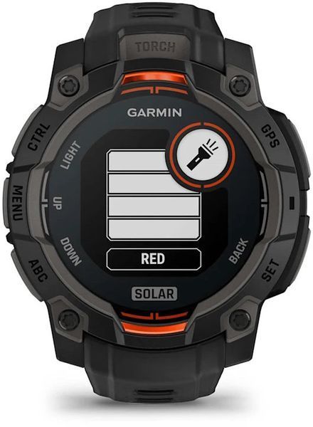 Смарт-годинник Garmin Instinct 3 Solar 45mm Black with Black Band 1405014 фото