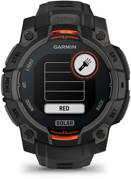 Смарт-годинник Garmin Instinct 3 Solar 45mm Black with Black Band 1405014 фото