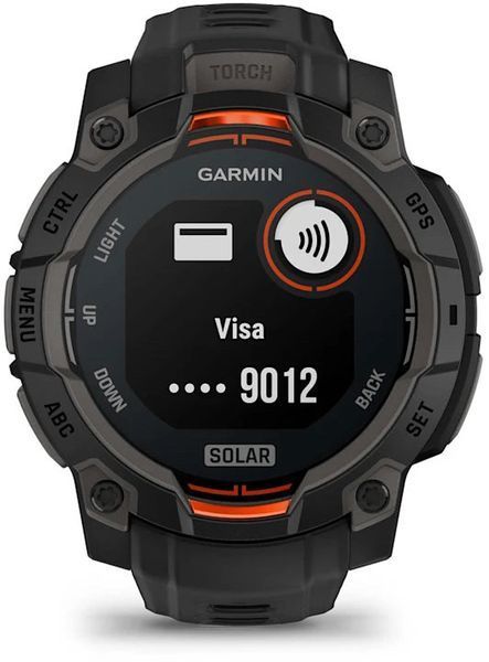 Смарт-годинник Garmin Instinct 3 Solar 45mm Black with Black Band 1405014 фото