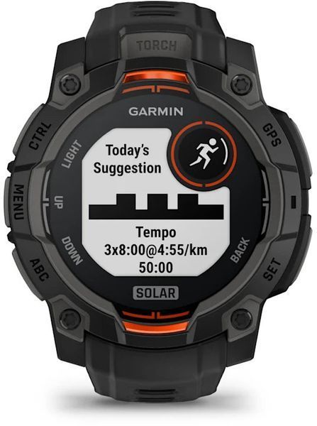 Смарт-годинник Garmin Instinct 3 Solar 45mm Black with Black Band 1405014 фото