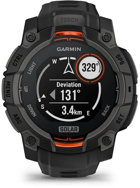 Смарт-годинник Garmin Instinct 3 Solar 45mm Black with Black Band 1405014 фото