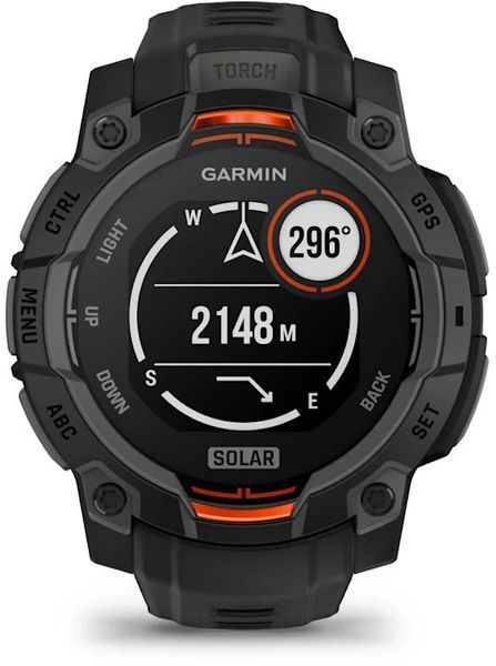 Смарт-годинник Garmin Instinct 3 Solar 45mm Black with Black Band 1405014 фото