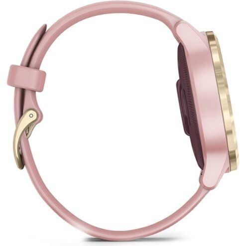 Смарт-часы Garmin Vivoactive 4S Light Gold Stainless Steel Bezel with Dust Rose Case and Silicone Band 857089 фото