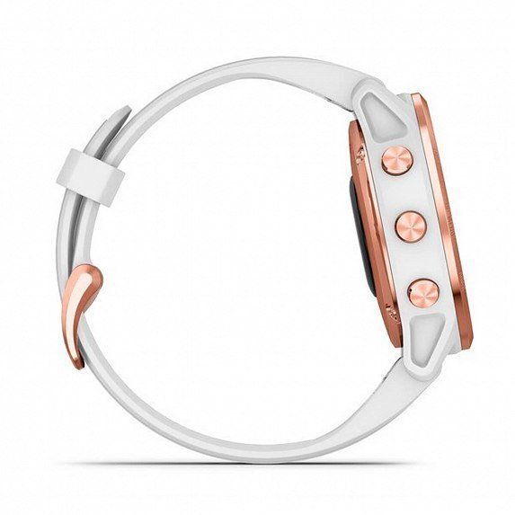 Смарт-годинник Garmin Fenix ​​6S Pro Rose Gold with White Band 563396 фото