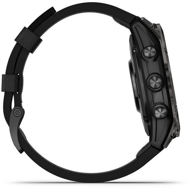 Смарт-годинник Garmin Epix Pro (Gen 2) 47mm Sapphire Carbon Grey DLC Titanium with Black Leather Band 1118724 фото