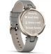 Смарт-часы Garmin Lily Classic Cream Gold Bezel with Braloba Gray Case and Italian Leather Band 1171381 фото 3