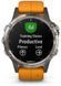 Смарт-часы Garmin Fenix 5 Plus Sapphire Titanium with Solar Flare Orange Band 755036 фото 8
