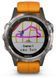 Смарт-часы Garmin Fenix 5 Plus Sapphire Titanium with Solar Flare Orange Band 755036 фото 9