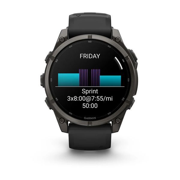 Смарт-часы Garmin Fenix 9 47mm Carbon Gray DLC Titanium with Black Silicone Band (010-04762-10/11) 1482126 фото