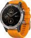 Смарт-часы Garmin Fenix 5 Plus Sapphire Titanium with Solar Flare Orange Band 755036 фото 1