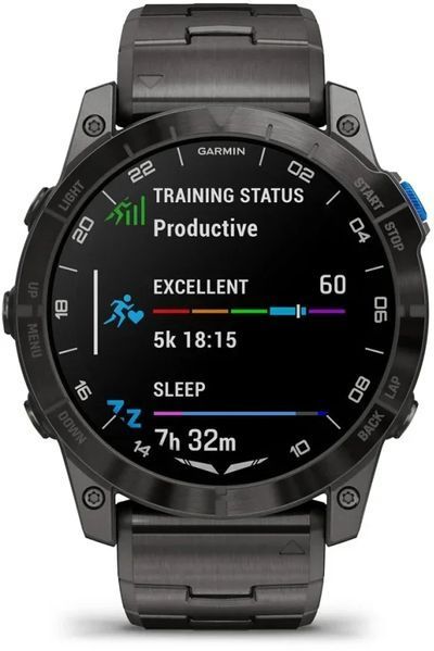 Смарт-часы Garmin D2 Mach 1 Pro Aviator Smartwatch with Vented Titanium Bracelet 1230527 фото