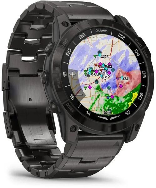 Смарт-часы Garmin D2 Mach 1 Pro Aviator Smartwatch with Vented Titanium Bracelet 1230527 фото