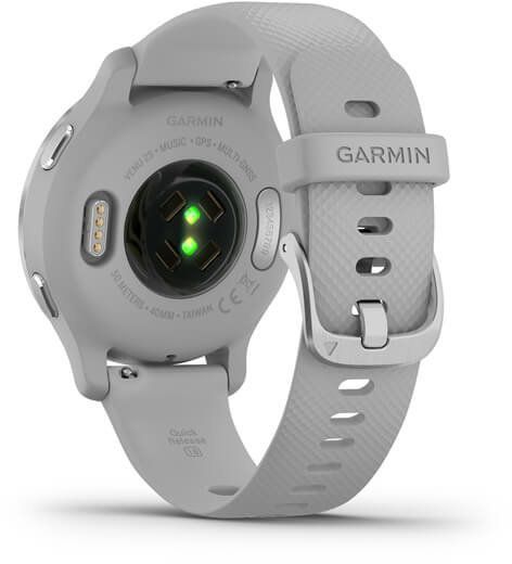 Смарт-часы Garmin Venu 2S Silver Stainless Steel Bezel with Mist Gray Case and Silicone Band 815718 фото
