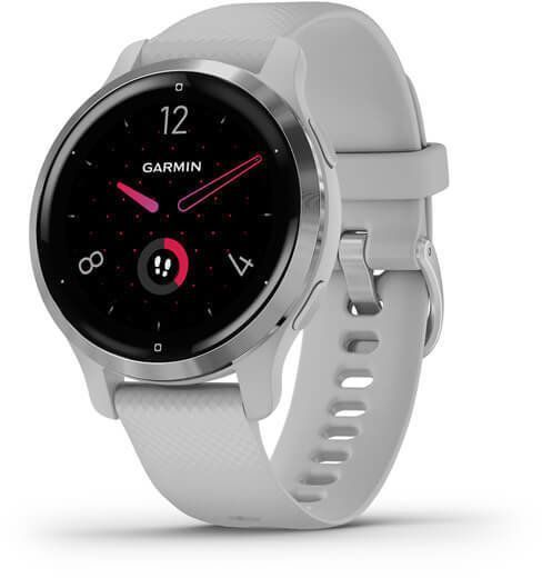 Смарт-часы Garmin Venu 2S Silver Stainless Steel Bezel with Mist Gray Case and Silicone Band 815718 фото