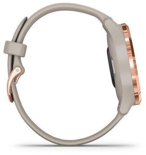 Смарт-часы Garmin Vivomove 3s Rose Gold Stainless Steel Bezel w. Light Sand and Silicone B. 835297 фото