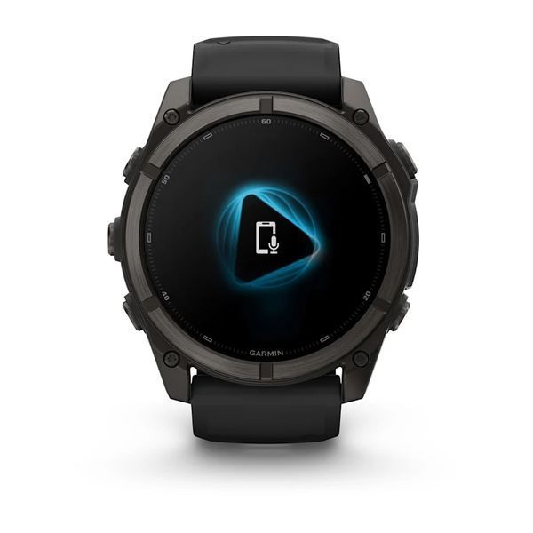 Смарт-годинник Garmin Fenix 9 51mm Carbon Gray DLC Titanium with Black Silicone Band (010-04763-10/11) 1482128 фото