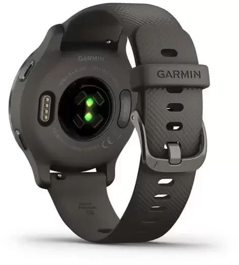 Смарт-часы Garmin Venu 2S Slate Stainless Steel Bezel with Graphite Case and Silicone Band 815717 фото
