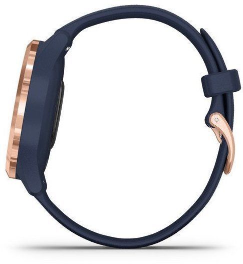 Смарт-часы Garmin Vivomove 3s Rose Gold Stainless Steel Bezel w. Navy and Silicone B. 835296 фото