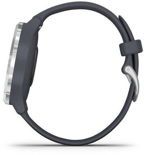 Смарт-годинник Garmin Vivomove 3s Silver Stainless Steel Bezel w. Граніт Blue і Silicone B. 835295 фото