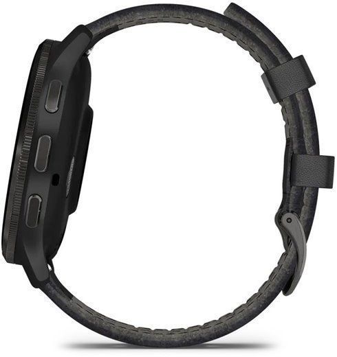 Смарт-часы Garmin Venu 3 Slate Stainless Steel Bezel with Black Case and Black Leather Band 1171356 фото
