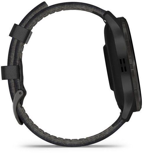 Смарт-часы Garmin Venu 3 Slate Stainless Steel Bezel with Black Case and Black Leather Band 1171356 фото