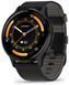 Смарт-часы Garmin Venu 3 Slate Stainless Steel Bezel with Black Case and Black Leather Band 1171356 фото 1