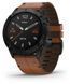 Смарт-часы Garmin Fenix 6X Sapphire Black DLC with Chestnut Leather Band 699425 фото 1