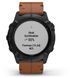 Смарт-часы Garmin Fenix 6X Sapphire Black DLC with Chestnut Leather Band 699425 фото 5