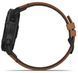 Смарт-часы Garmin Fenix 6X Sapphire Black DLC with Chestnut Leather Band 699425 фото 9