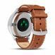 Смарт-годинник Garmin Vivomove HR Premium Silver with Tan Italian Leather Band 556031 фото 4