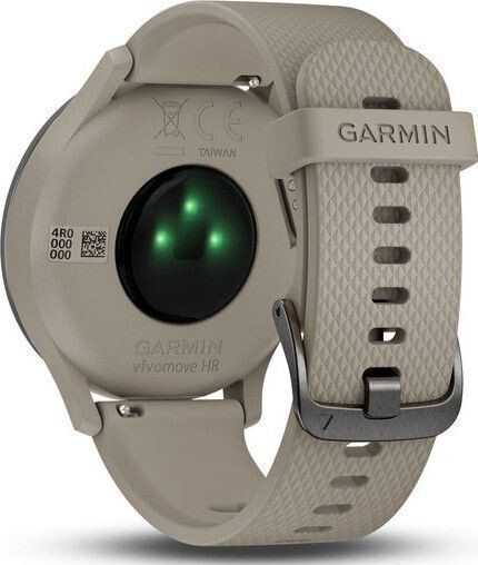 Смарт-годинник Garmin Vivomove HR Sport Black with Sandstone Silicone Band One-size 816434 фото
