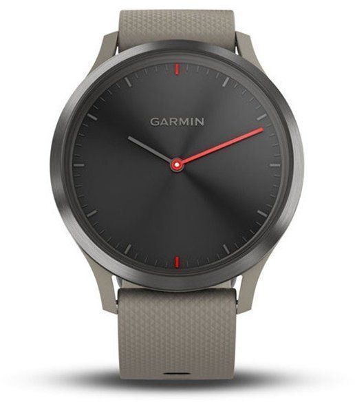 Смарт-годинник Garmin Vivomove HR Sport Black with Sandstone Silicone Band One-size 816434 фото