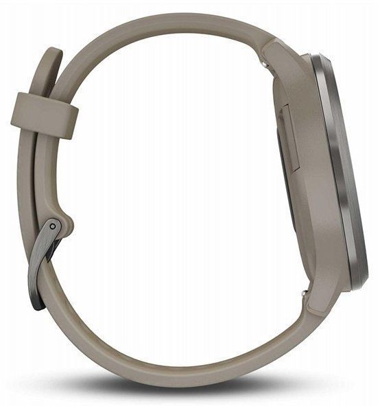 Смарт-годинник Garmin Vivomove HR Sport Black with Sandstone Silicone Band One-size 816434 фото