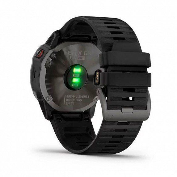 Смарт-часы Garmin Fenix 6X Sapphire Carbon Grey DLC with Black Band 586037 фото