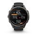 Смарт-годинник Garmin Fenix 9 Pro 43mm LTE Carbon Gray DLC Titanium with Black Silicone Band (010-04335-10/11) 1482133 фото 4