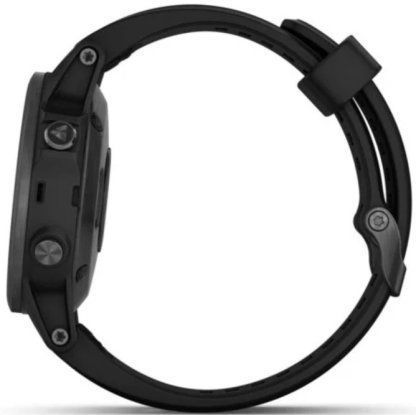 Смарт-часы Garmin Fenix 5S Plus Sapphire Black with Black Band 550091 фото