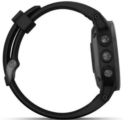 Смарт-часы Garmin Fenix 5S Plus Sapphire Black with Black Band 550091 фото