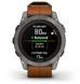 Смарт-часы Garmin Fenix 7 Pro Sapphire Solar Titanium with Chestnut Leather Band 1118665 фото 4