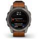 Смарт-часы Garmin Fenix 7 Pro Sapphire Solar Titanium with Chestnut Leather Band 1118665 фото 3