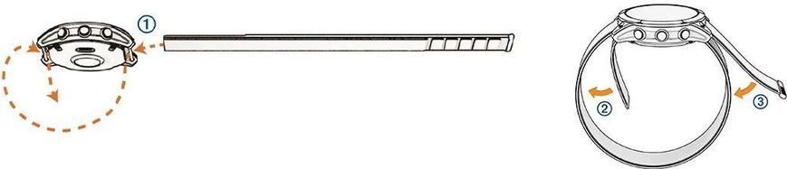 Ремешок Garmin UltraFit 22mm Nylon Straps Grey 1364896 фото