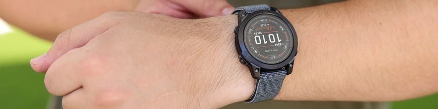 Ремешок Garmin UltraFit 22mm Nylon Straps Grey 1364896 фото