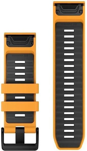 Ремінець Garmin QuickFit 26mm Watch Bands Spark Orange/Graphite Silicone 1421830 фото