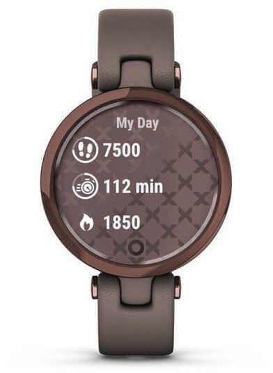 Смарт-часы Garmin Lily Classic Dark Bronze Bezel with Paloma Case and Italian Leather Band 800884 фото