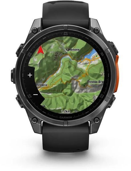 Смарт-часы Garmin Fenix 8 AMOLED 47mm Slate Grey with Black Silicone Band 1346635 фото