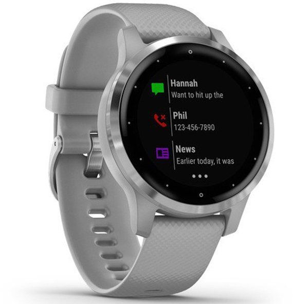 Смарт-годинник Garmin vivoactive 4S Powder Gray/Silver 688771 фото