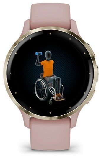 Смарт-часы Garmin Venu 3S Soft Gold Stainless Steel Bezel with Dust Rose Case and Silicone Band 1171376 фото