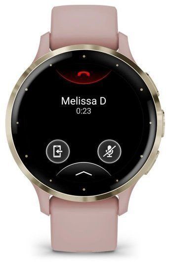 Смарт-часы Garmin Venu 3S Soft Gold Stainless Steel Bezel with Dust Rose Case and Silicone Band 1171376 фото