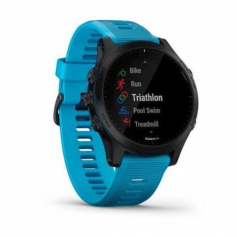 Смарт-годинник Garmin Forerunner 945, Tri-bundle HRM with Blue and Black Silicone Bands 563438 фото